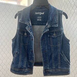 Girls Cat & Jack Denim Vest